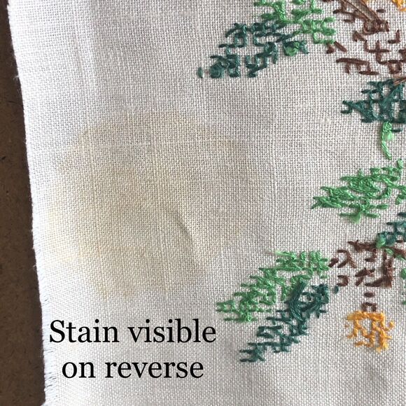 Vintage Happy Birthday Cross Stitch on Linen Embroidery Jane Snead Samplers - Picture 14 of 16